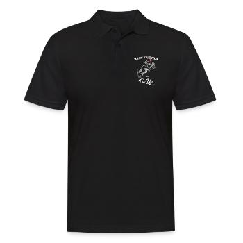 Bestfriends For Life - Männer Poloshirt - Schwarz - Vorne - Kai (181cm)