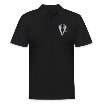 Smoking avec une cravate pour les mariages et spéciaux - Polo Homme - noir - Devant - Kai (181cm)