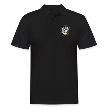 Merry Christmas design Funny Gift for Xmas Lovers - Men's Polo Shirt - black - Front - Kai (181cm)