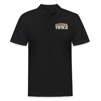 Vintage 1992 Limited Edition 1992 Birthday - Men's Polo Shirt - black - Front - Kai (181cm)