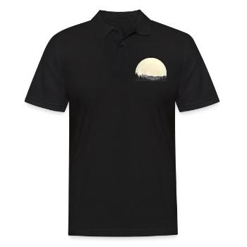 HarzMond (Brocken Edition) - Men's Polo Shirt - black - Front - Kai (181cm)