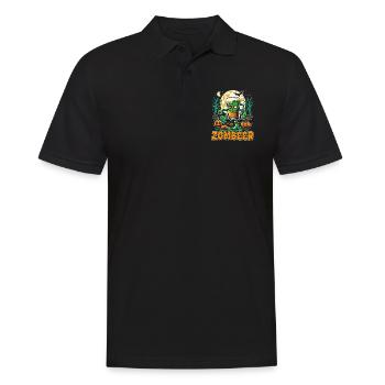 Lustiges Halloween-kostüm Für Biertrinker, Süßes - Männer Poloshirt - Schwarz - Vorne - Kai (181cm)