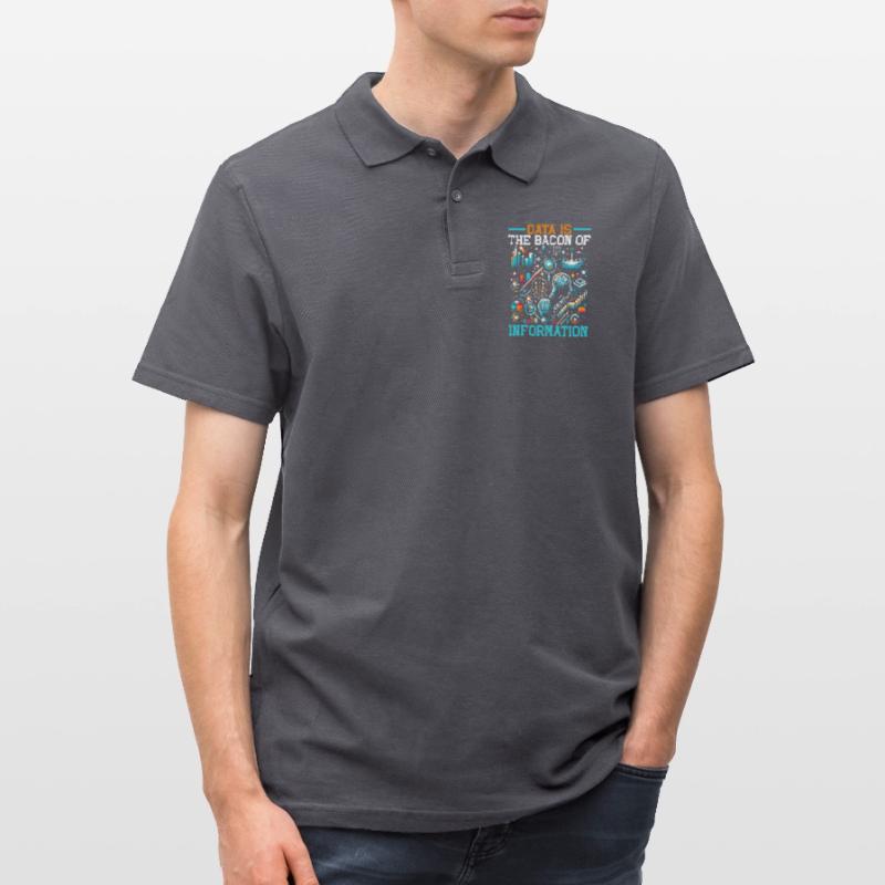 Data Science Datenanalyse Machine Learning Daten Männer Poloshirt
