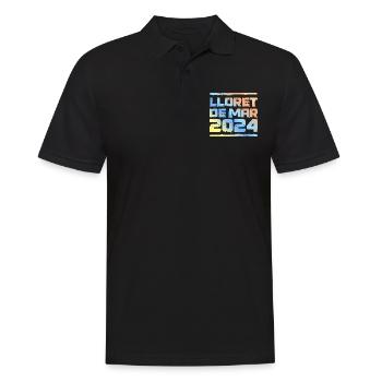 Lloret De Mar 2024 Colorful - Men's Polo Shirt - black - Front - Kai (181cm)