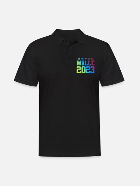 Malle 2023 - Men's Polo Shirt - black