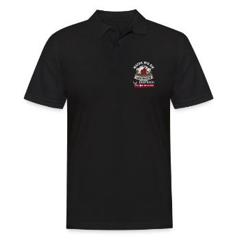 Dänemark fahren Flagge Skandinavien Wikinger - Männer Poloshirt - Schwarz - Vorne - Kai (181cm)