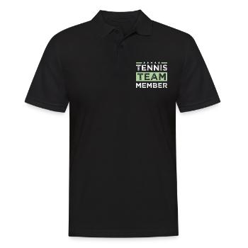Équipe de tennis - Polo Homme - noir - Devant - Kai (181cm)