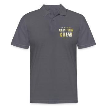 Équipe de camping - Polo Homme - charbon - Devant - Nico (186cm)
