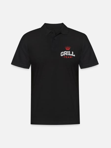 Grill Team - Men's Polo Shirt - black
