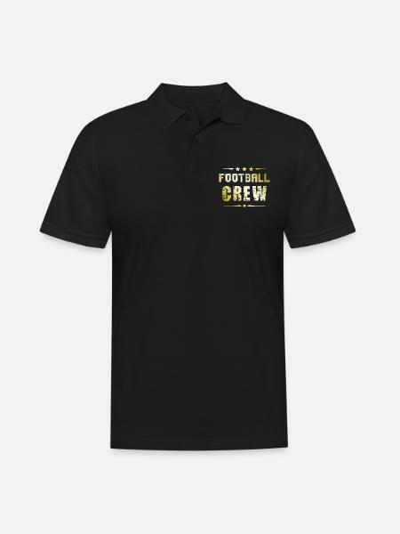 Équipe de football - Polo Homme - noir
