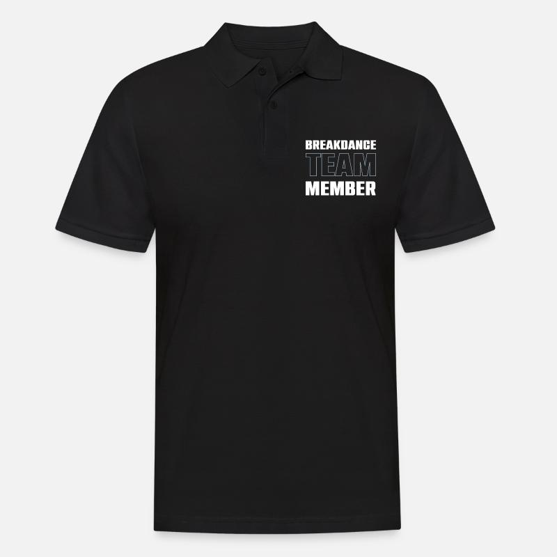 Breakdance Team - Men's Polo Shirt - black