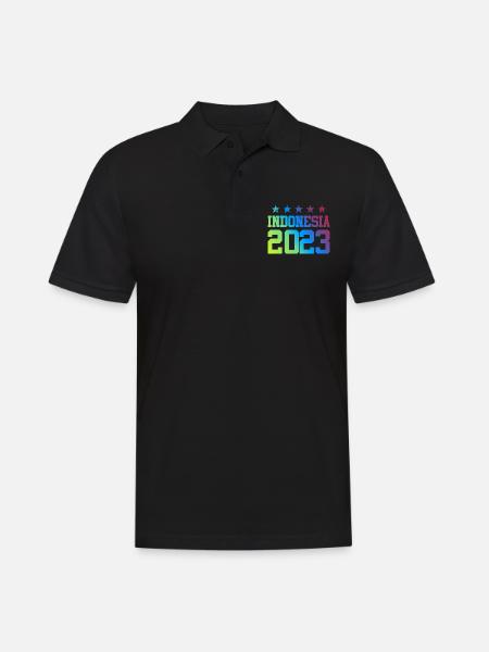 Indonésie 2023 - Polo Homme - noir