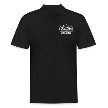 Christmas Loading Loading Bar Christmas - Men's Polo Shirt - black - Front - Kai (181cm)