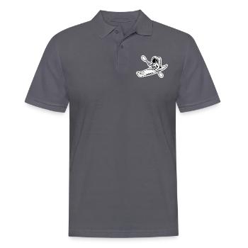 Kajak Astronaut Abenteuer Outdoor - Männer Poloshirt - Anthrazit - Vorne - Nico (186cm)