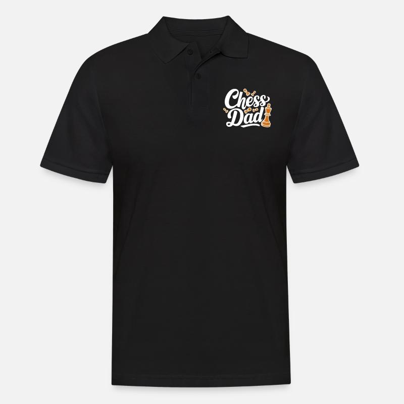 Chess Dad Chess Dire Citation - Polo Homme - noir