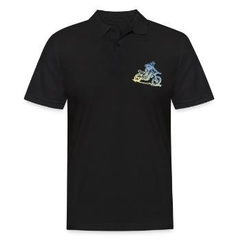 Motocross Sport - Polo Homme - noir - Devant - Kai (181cm)