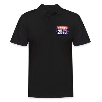 Suède 2023 - Polo Homme - noir - Devant - Kai (181cm)