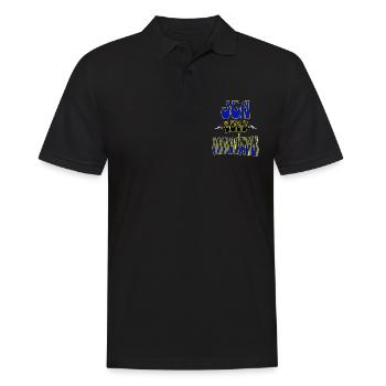Saarbrücken JGA Junggesellenabschied 2023 für Fans - Männer Poloshirt - Schwarz - Vorne - Kai (181cm)