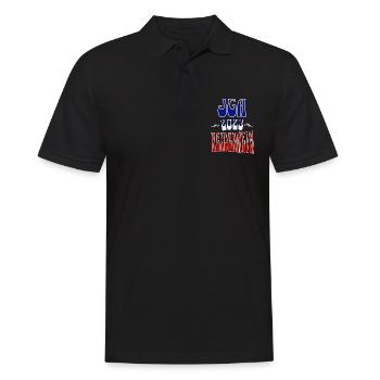 Heidenheim JGA Junggesellenabschied 2023 für Fans - Männer Poloshirt - Schwarz - Vorne - Kai (181cm)