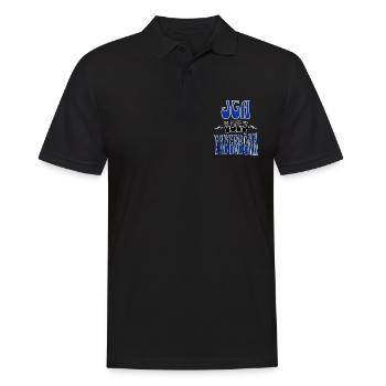 Paderborn JGA Junggesellenabschied 2023 für Fans - Männer Poloshirt - Schwarz - Vorne - Kai (181cm)