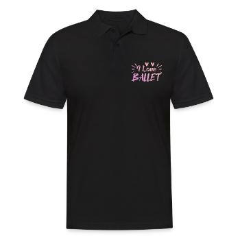 J’adore le ballet - Polo Homme - noir - Devant - Kai (181cm)