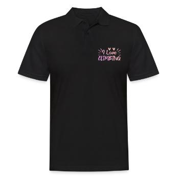 J’adore grimper - Polo Homme - noir - Devant - Kai (181cm)