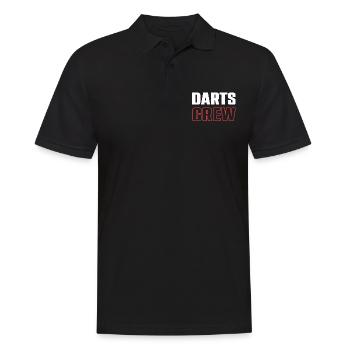 Équipe de fléchettes - Polo Homme - noir - Devant - Kai (181cm)