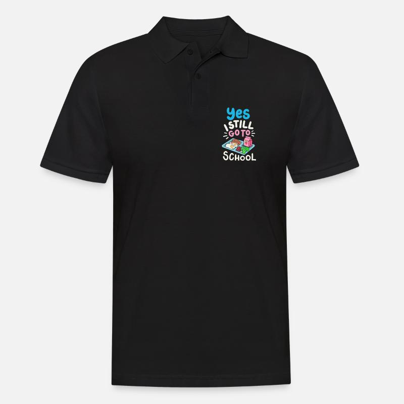 Schule Cafeteria-Crew - Männer Poloshirt - Schwarz