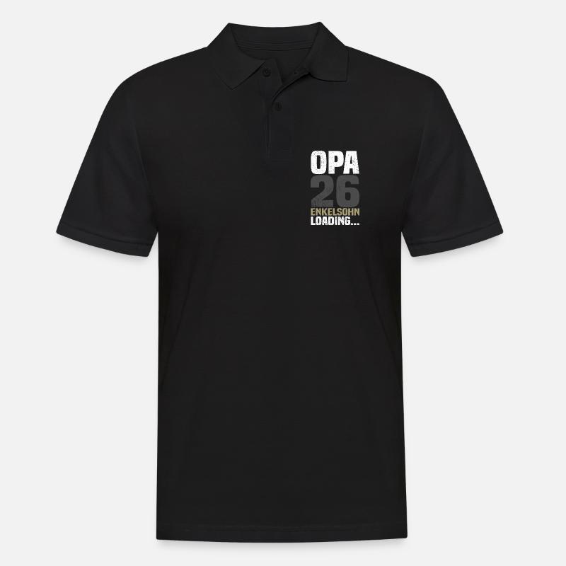 Opa 2026 - Männer Poloshirt - Schwarz