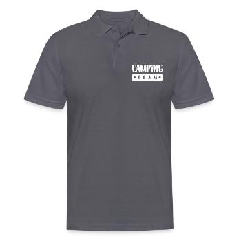 Équipe de camping - Polo Homme - charbon - Devant - Nico (186cm)