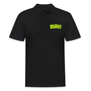 Touriste à temps plein | Couleur changeable - Polo Homme - noir - Devant - Kai (181cm)