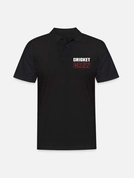 Cricket Crew - Men's Polo Shirt - black