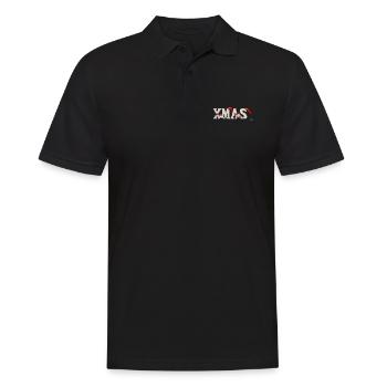 Christmas Christmas Christmas Christmas time - Men's Polo Shirt - black - Front - Kai (181cm)