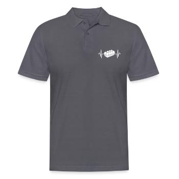 Eier symbol Puls - Männer Poloshirt - Anthrazit - Vorne - Nico (186cm)