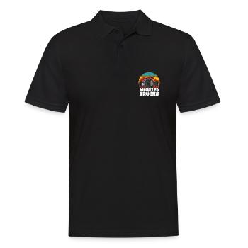 Monster Trucks for Screwdriver or USA Fans - Men's Polo Shirt - black - Front - Kai (181cm)
