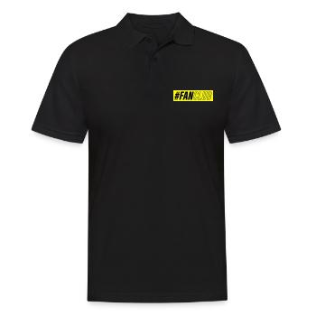 Fan Club Verein - Männer Poloshirt - Schwarz - Vorne - Kai (181cm)
