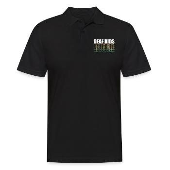 Sourd Kid Rock Shirt Cadeau Sourd Sourd Sourd - Polo Homme - noir - Devant - Kai (181cm)