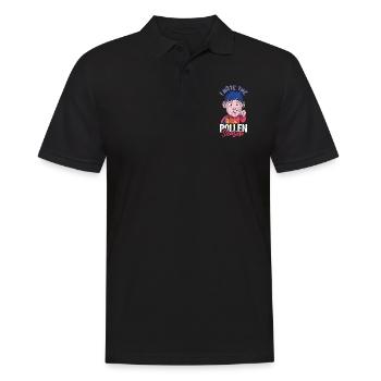 I Hate The Pollen Season Shirt - Men's Polo Shirt - black - Front - Kai (181cm)