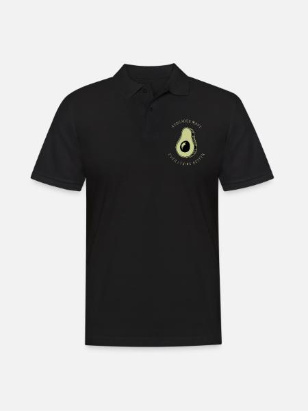 Gli avocado rendono tutto migliore - Polo da uomo - nero