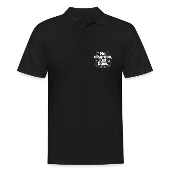 Pas de disgrâce, juste de la basse rétro - Polo Homme - noir - Devant - Kai (181cm)