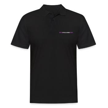 Married Wedding Heart - Men's Polo Shirt - black - Front - Kai (181cm)