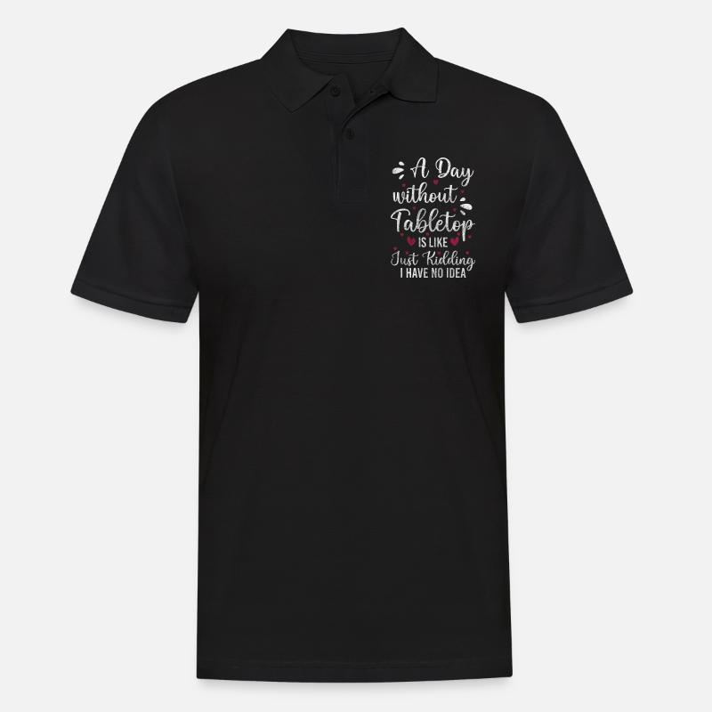 Board Game Game Board - Men's Polo Shirt - black