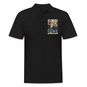 Chef Chef Art Culinaire Goût - Polo Homme - noir - Devant - Kai (181cm)