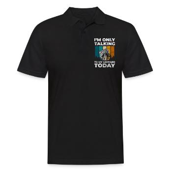 Prédateur Afrique Bien-être animal Terre - Polo Homme - noir - Devant - Kai (181cm)