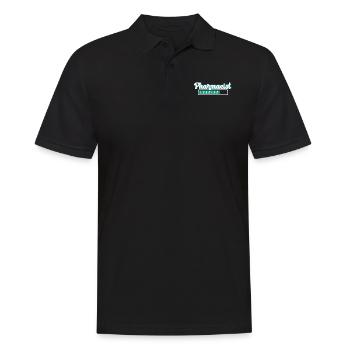 Pharmacist Gift, Pharmacy Pharmacy, Pharmacist - Men's Polo Shirt - black - Front - Kai (181cm)