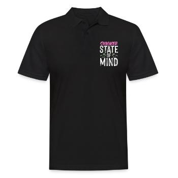 summer summer - Men's Polo Shirt - black - Front - Kai (181cm)