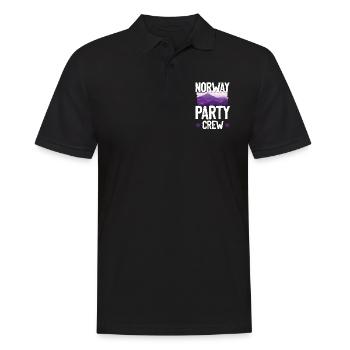 Équipage de la fête de Norvège - Polo Homme - noir - Devant - Kai (181cm)