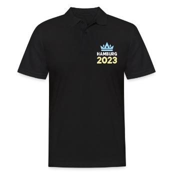 Hambourg 2023 Krone - Polo Homme - noir - Devant - Kai (181cm)