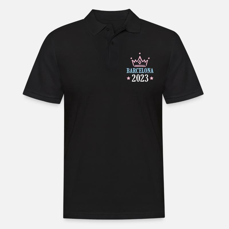 Barcelone 2023 - Polo Homme - noir