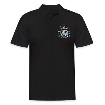 Thaïlande 2023 - Polo Homme - noir - Devant - Kai (181cm)
